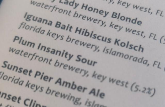 Plum insanity sour 5.2%, The Waterfront Brewery, United States