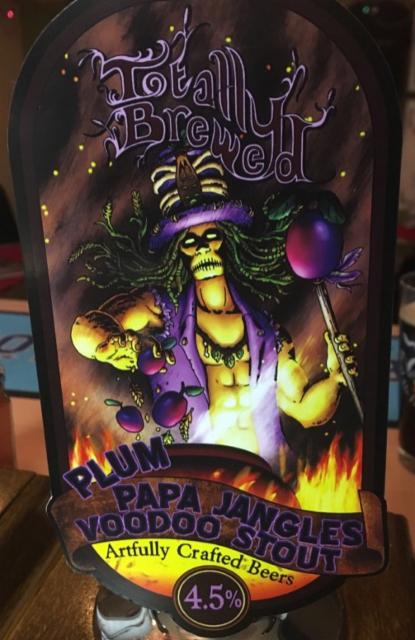 Papa Jangles - Plum Voodoo Stout 4.5%, Totally Brewed Limited, England