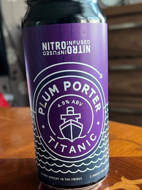 Plum Porter - Nitro Infused 4.9%, Titanic Brewery, England