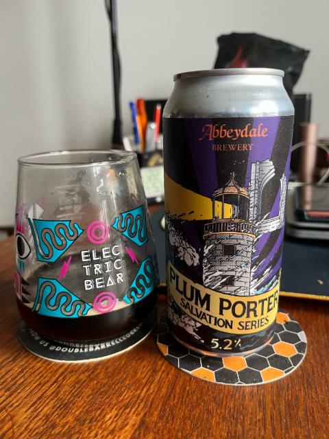 Plum porter 5.2%, Abbeydale Brewery, England