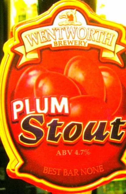 Plum Stout 4.7%, Wentworth Brewery, England