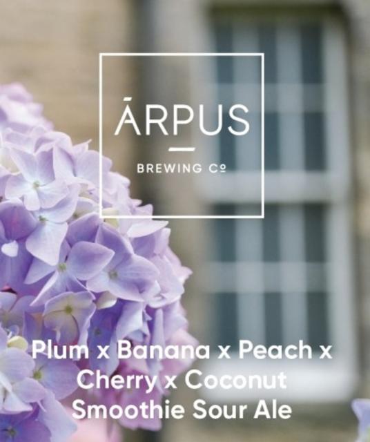 Plum X Banana X Peach X Cherry X Coconut Smoothie Sour Ale, Ārpus Brewing Co.