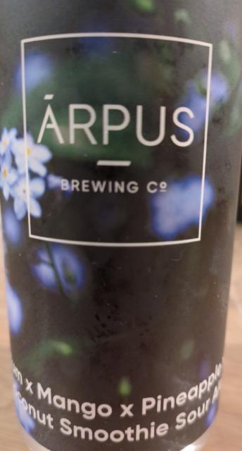 Plum x Mango x Pineapple x Coconut Smoothie sour ale 4.5%, Ārpus Brewing Co., Latvia