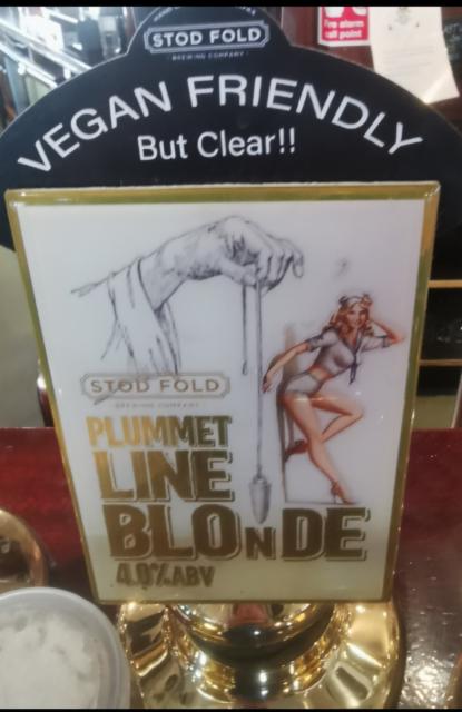 Plummet Line Blonde 4.0%, Stod Fold Brewing, England