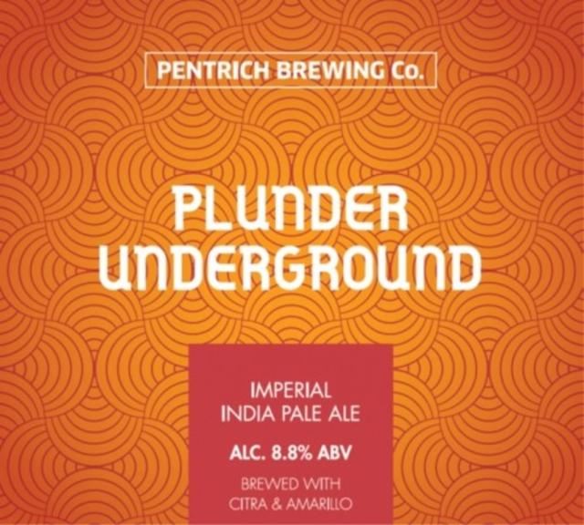 Plunder Underground 8.8%, Pentrich Brewing, England