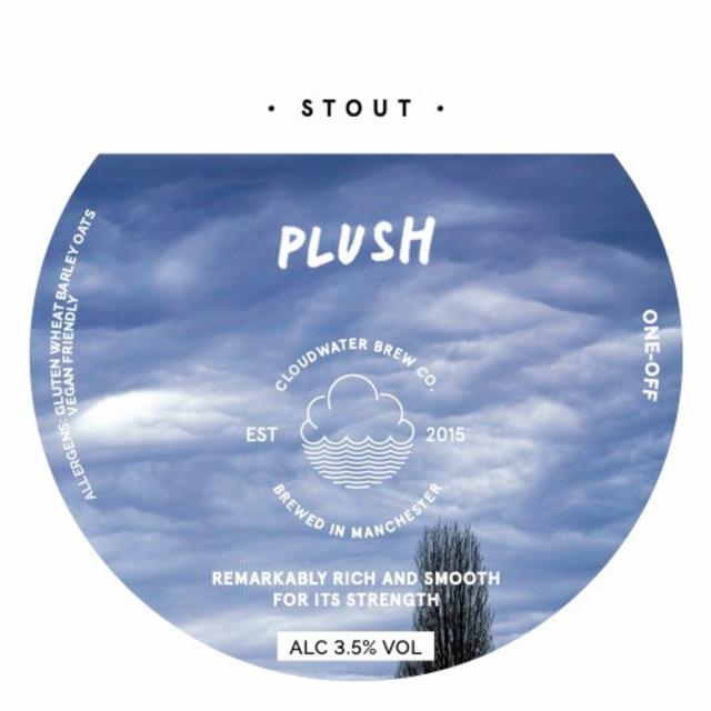 Plush 3.5%, Cloudwater Brew Co., England