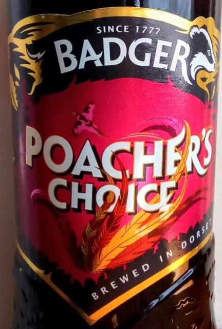 Poacher's Choice 5.7%, Badger Brewery (Hall & Woodhouse), England