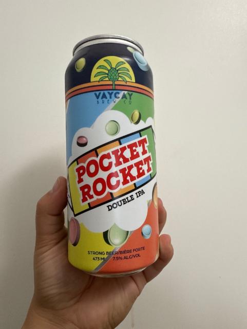 Pocket Rocket Double IPA, Vaycay Brew Co
