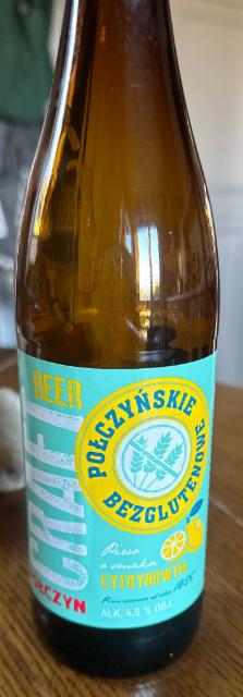 Połczyńskie bezglutenowe cytrynowe 4.5%, Browar Połczyn-Zdroj, Poland