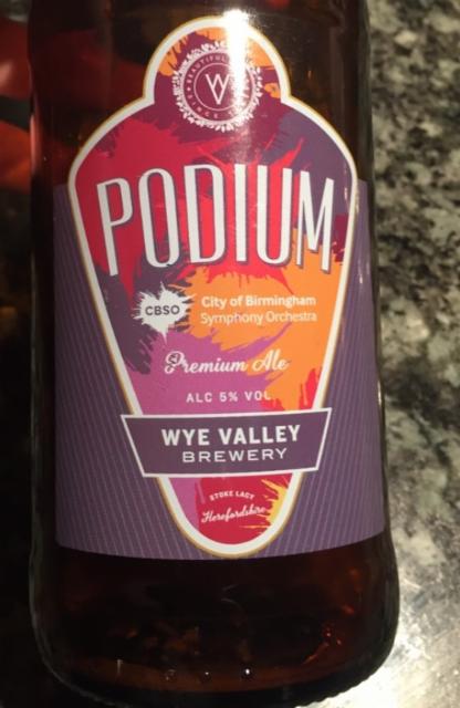 Podium 5.0%, Wye Valley Brewery Limited, England
