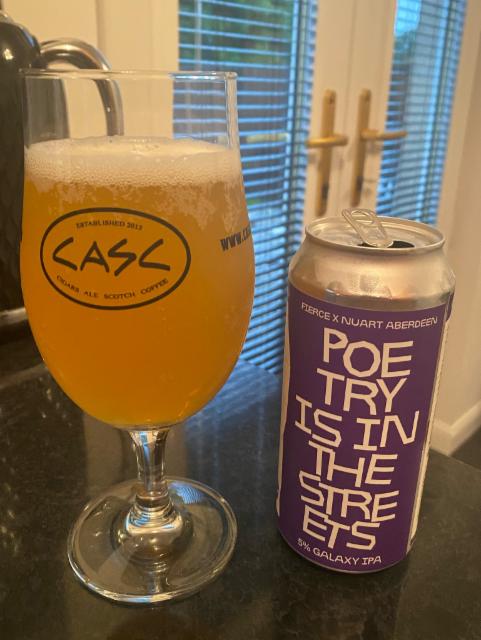 Poetry is in the streets 5.0%, Fierce Beer Ltd, Scotland