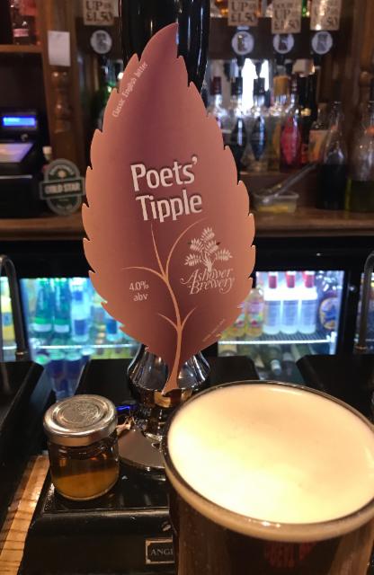 Poets' Tipple 4.0%, Ashover Brewery, England