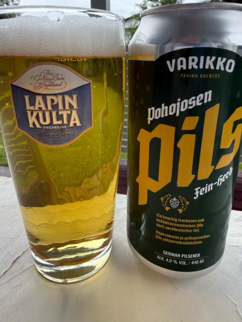 Pohojosen Pils 4.9%, Varikko Panimo, Finland