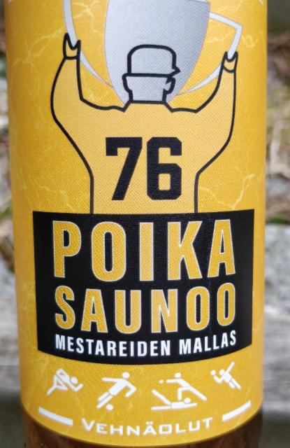 Poika Saunoo 5.0%, Panimoyhtiö X, Finland