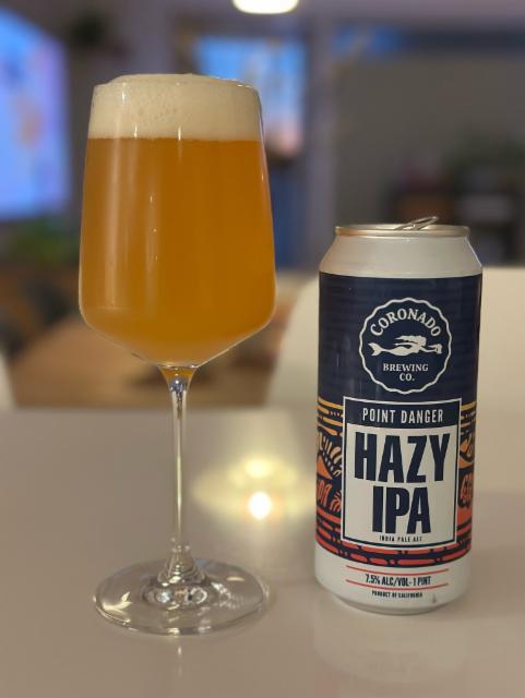 Point danger hazy ipa 7.5%, Coronado Brewing Company, United States