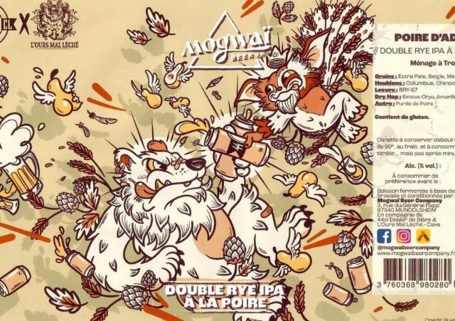 Poire D'Adam 8.4%, Mogwaï Beer Company, France