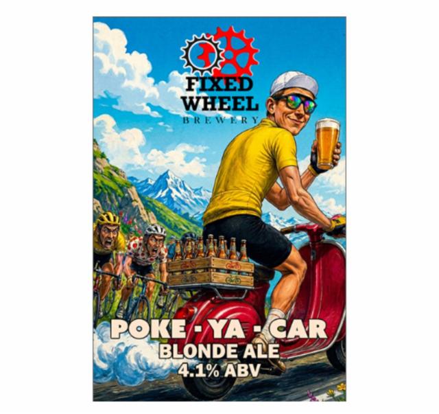 Poke-Ya-Car 4.1%, Fixed Wheel Brewery, United Kingdom