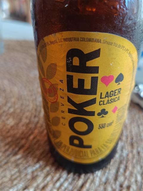 poker lager classic, Central Cervecera De Colombia