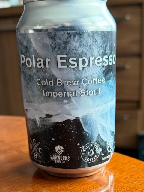 Polar Espresso 8.4%, Silent Mill Brew Co, England