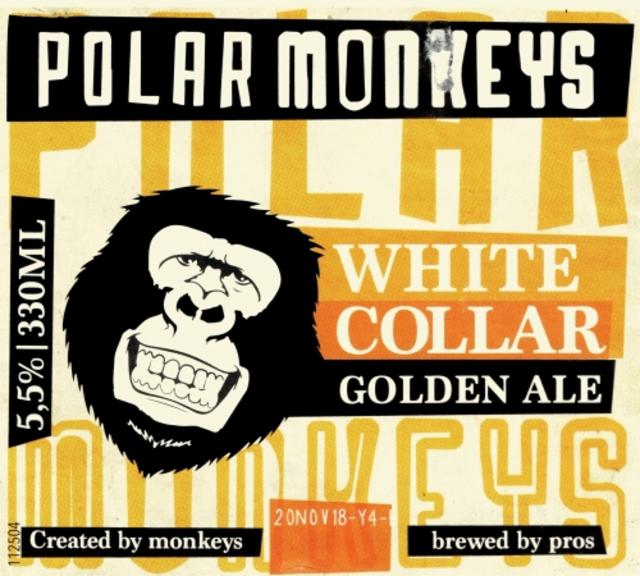 Polar Monkeys White Collar Golden Ale 5.5%, Hartwall (Royal Unibrew), Finland