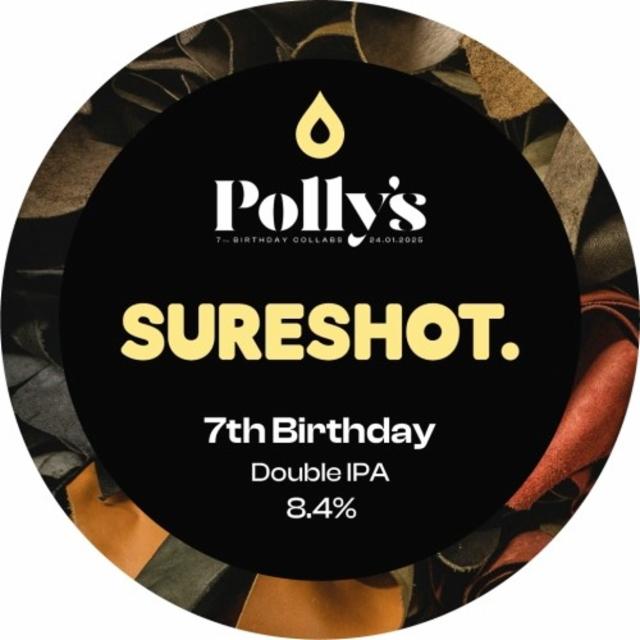 Polly's x Sureshot - 7th Birthday 8.4%, Polly's Brew Co., Wales