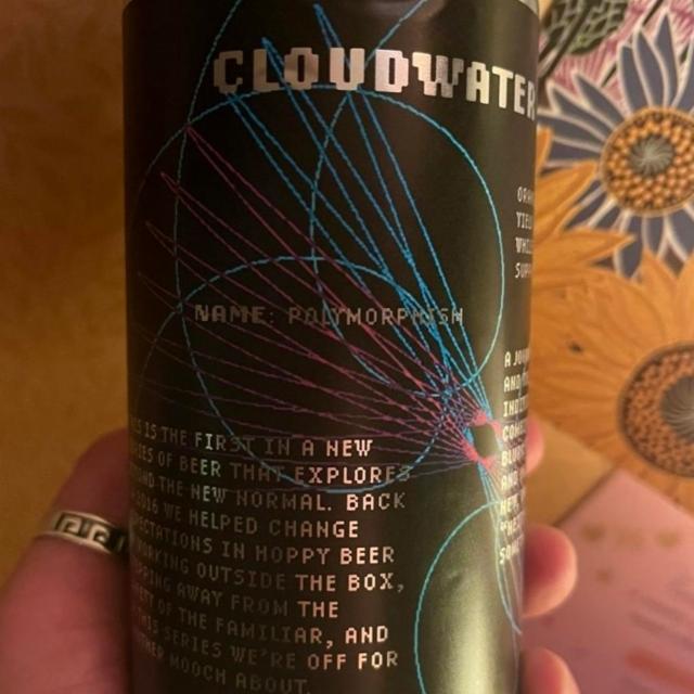 polymorphism 7.0%, Cloudwater Brew Co., England