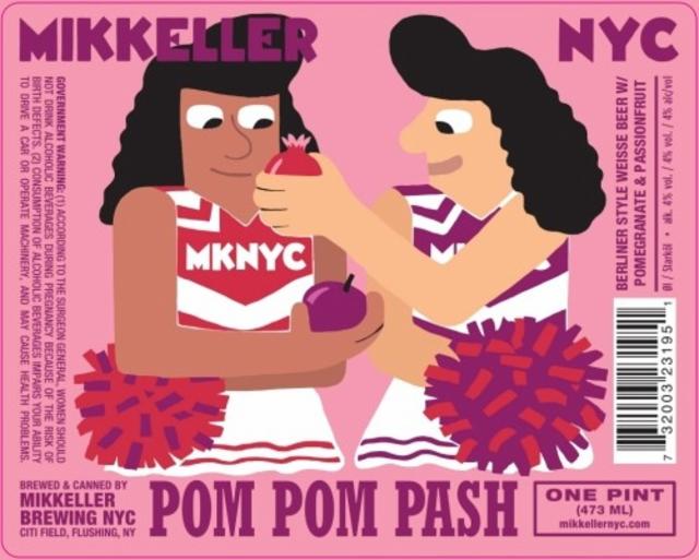 Pom Pom Pash 4.0%, Mikkeller Brewing NYC, United States