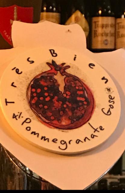 Pomegranate Gose 4.0%, Tres Bien Brewery, England