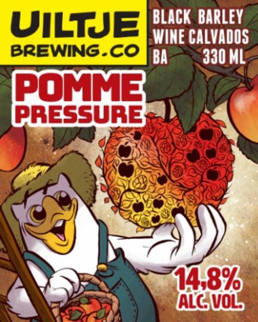 Pomme Pressure 14.8%, Uiltje Brewing Co, Netherlands