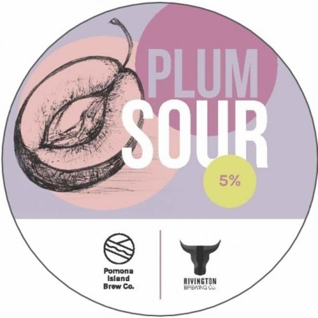Pomona Island Plum Sour 5.0%, Pomona Island Brew Co, England