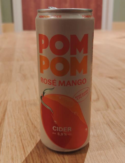 PomPom Rose Mango 5.9%, Three Towns Independent Brewers, Sweden