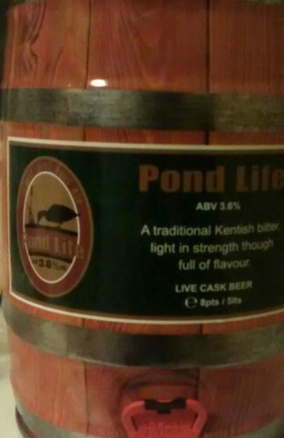 Pond Life 3.6%, Tonbridge Brewery, England