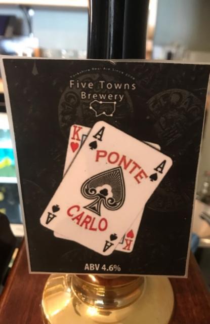 Ponte Carlo 4.6%, Five Towns Brewery, England