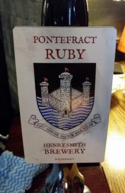Pontefract Ruby 4.5%, Henry Smith Brewery, England