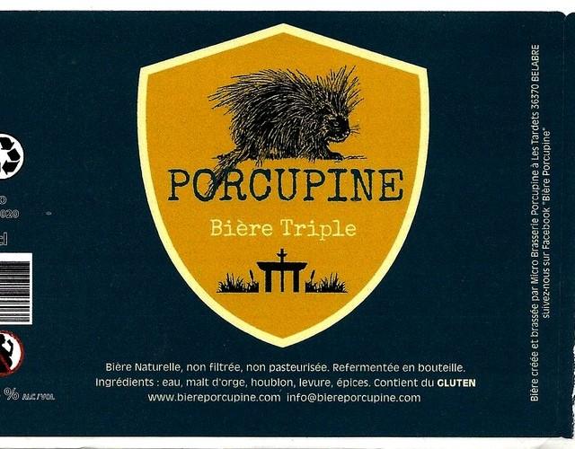 Porcupine Triple 7.5%, Brasserie Porcupine, France