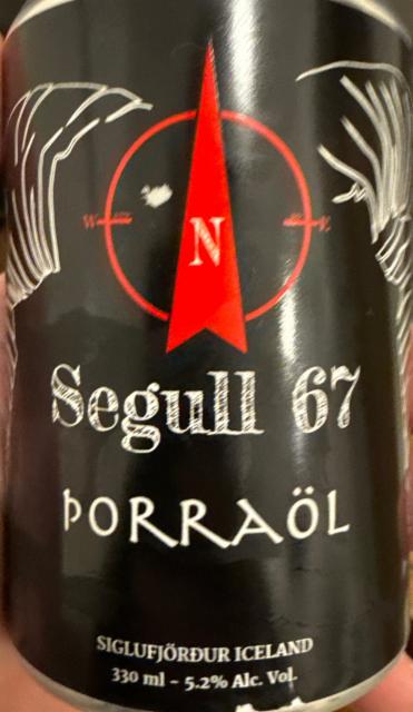 Porraöl Segull 67 5.2%, Segull 67, Iceland