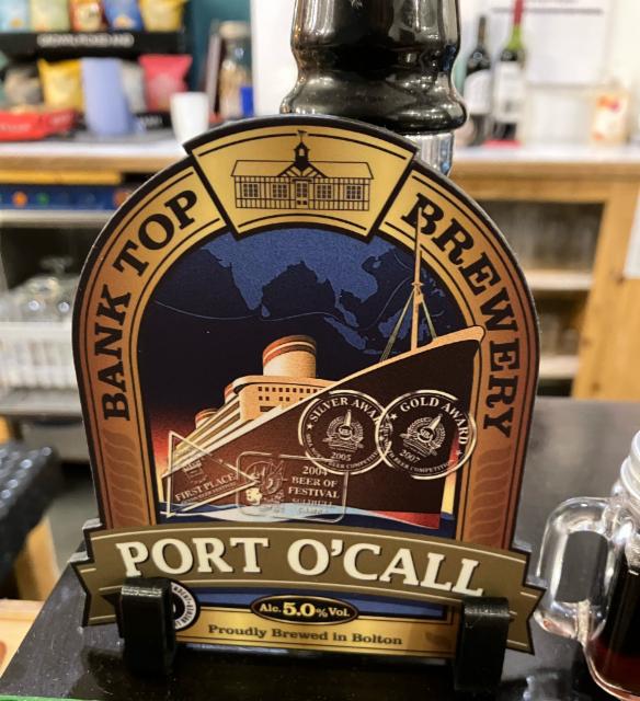 Port O'Call 5.0%, Bank Top Brewery, England