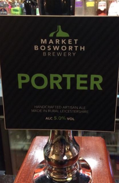 Market Bosworth Porter 5.0%, Market Bosworth Brewery, England