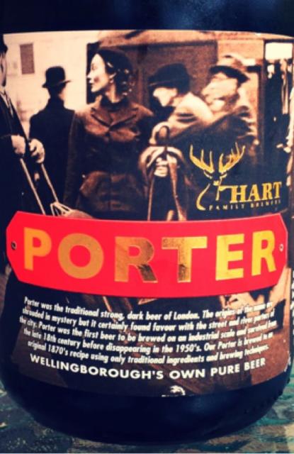 Hart Family Porter 6.4%, Hart Family Brewers, England