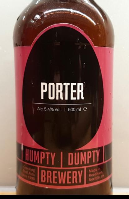 Humpty Dumpty Porter 5.4%, Humpty Dumpty Brewery, England