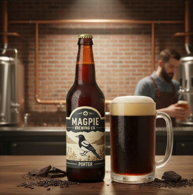 Porter (포터) 5.6%, Magpie Brewing Co., South Korea