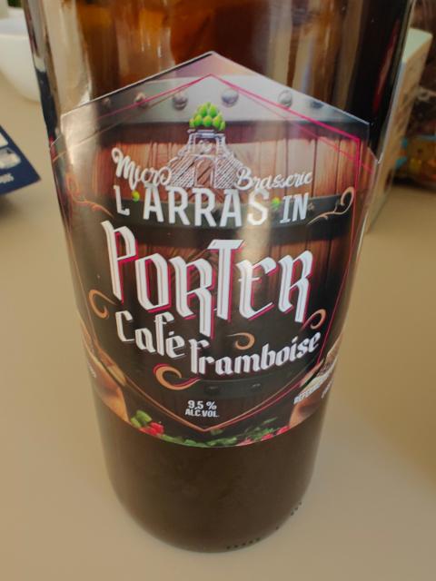 Porter café framboise, Microbrasserie L'Arras'In