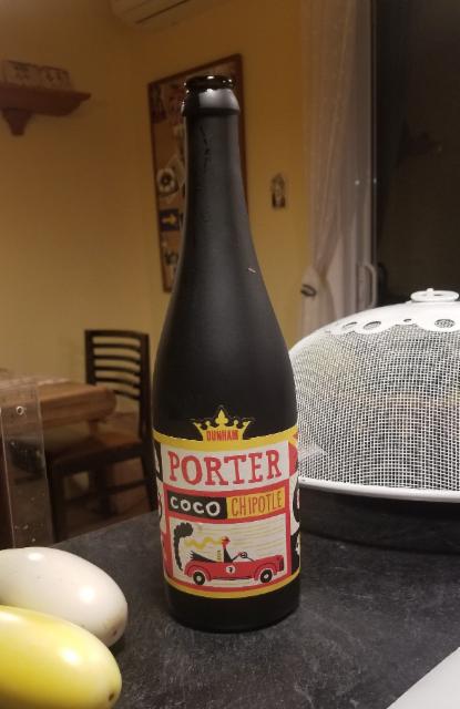 Porter coco chipotle 7.5%, Brasserie Dunham, Canada
