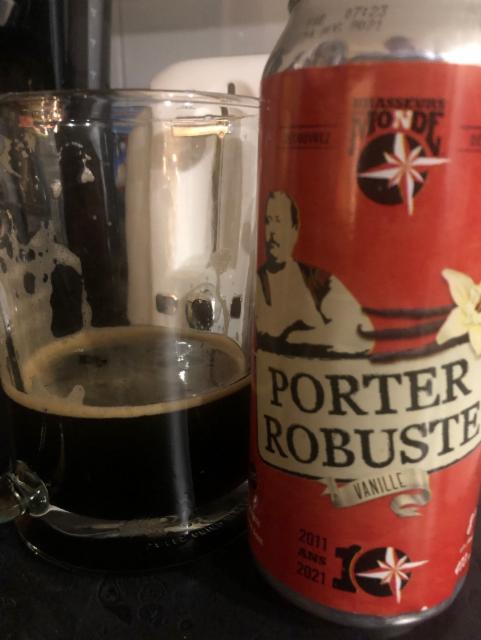 Porter Robuste Vanille 8.0%, Brasseurs du Monde / Le Picoleur, Canada