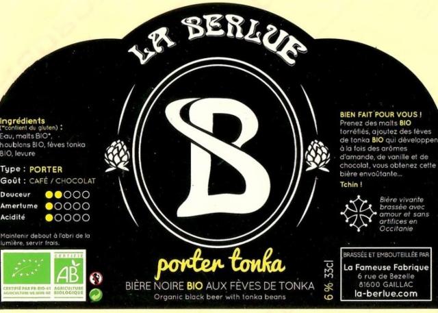 Porter Tonka 6.0%, La Berlue, France