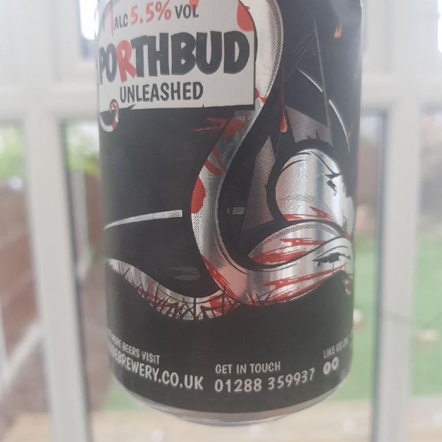 Porthbud Unleashed 5.5%, Bude Brewery, England