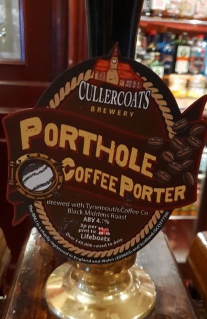 Porthole Coffee Porter 4.1%, Cullercoats Brewery, England