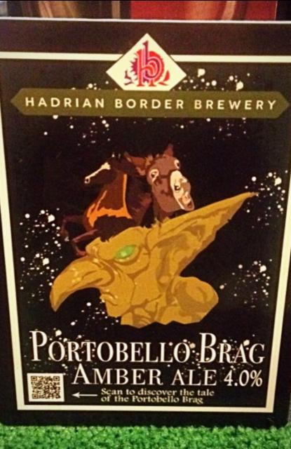 Portobello Brag 4.0%, The Hadrian Border Brewing Co, England