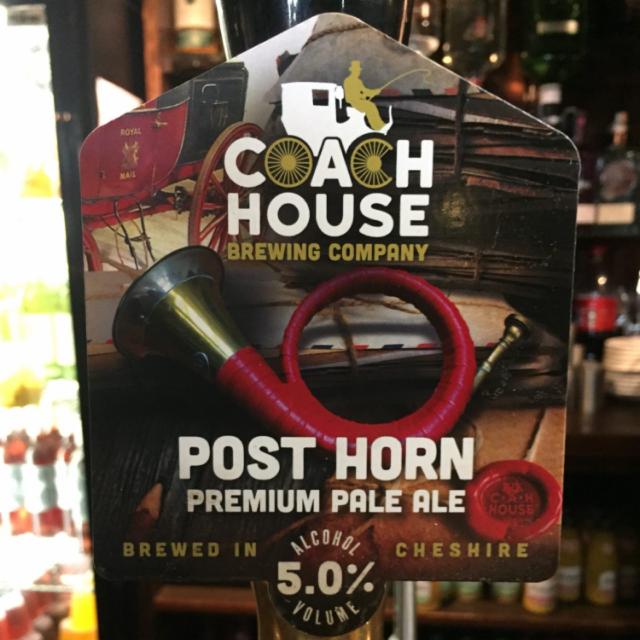 Post Horn Premium Pale Ale 5.0%, The Coach House Brewing Co, England
