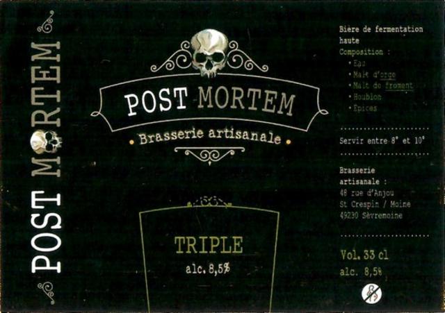 Post Mortem Triple, Brasserie Post Mortem